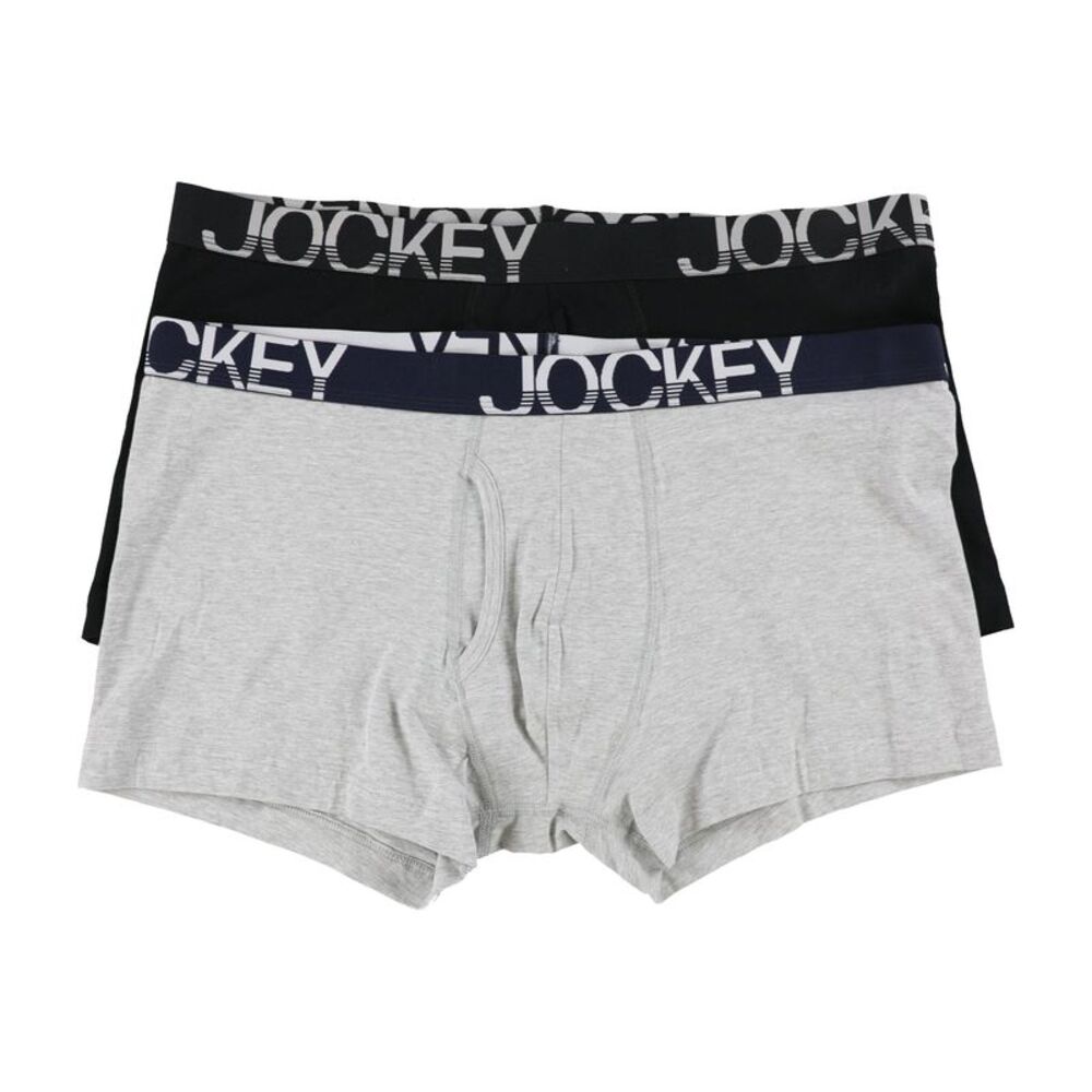 Jockey Mens 3pk Active Stretch Underwear Boxer Briefs, Multicoloured, XL, MP